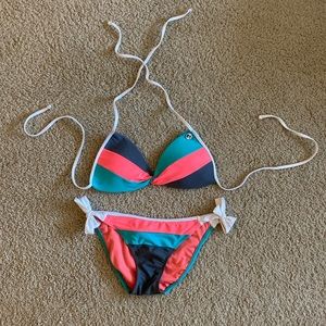 Hobie bathing suit. Large top and small bottom